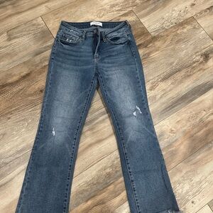 Stylish Flare Jeans in Classic Blue